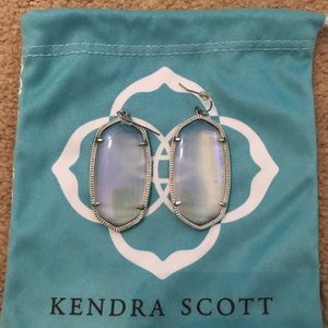 Kendra Scott Danielle silver drop earrings